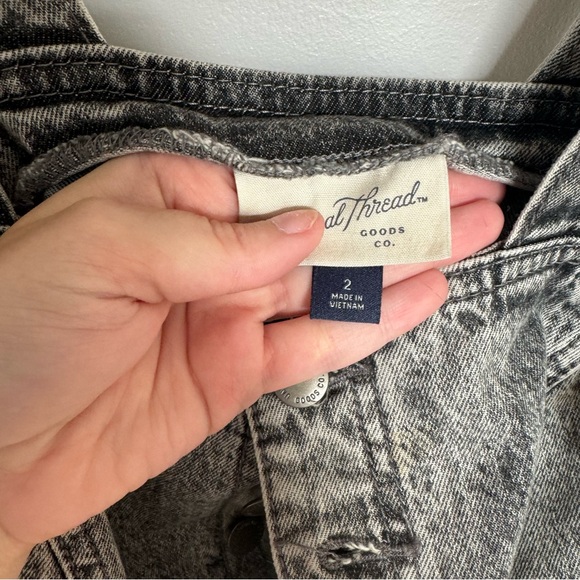 Universal Thread Black Denim Jumpsuit / Overalls - Picture 4 of 4